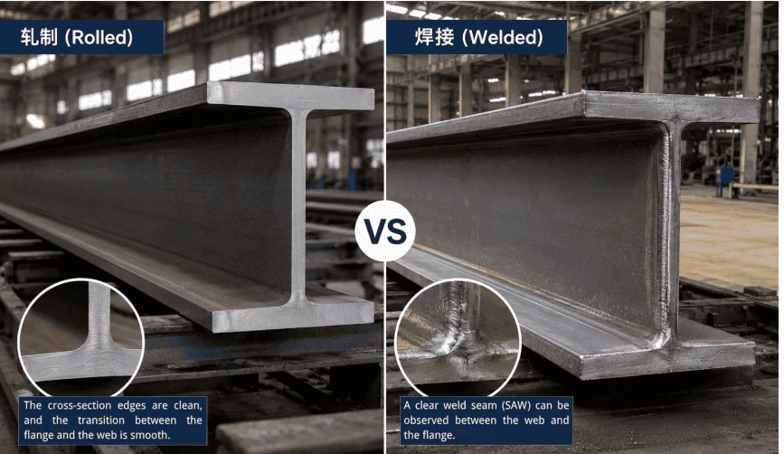 Hot Rolled vs. Welded H Section Steel Columns Hot Rolled vs. Welded H Section Steel Columns