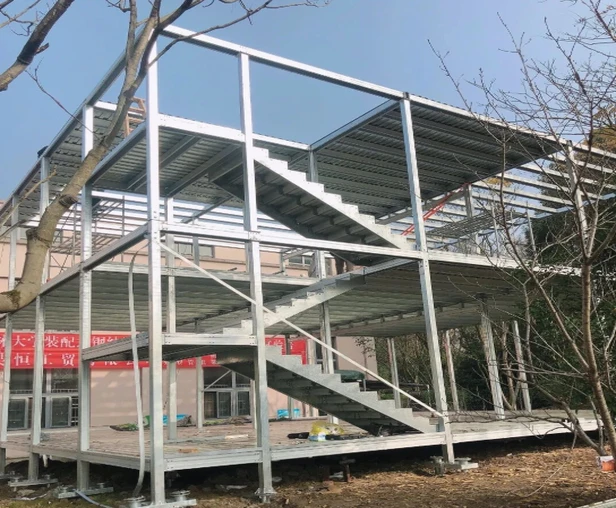 Multi-tier Steel Mezzanine Structure System Multi-tier Steel Mezzanine Structure System
